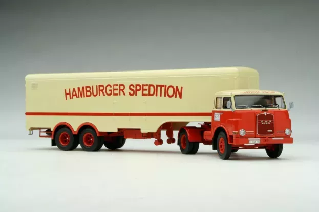 Schuco Man 10.210 Truck Hamburger Spedition 1:43 3372